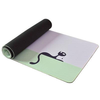 Tapis de souris de jeu grand format avec design de collines créatives