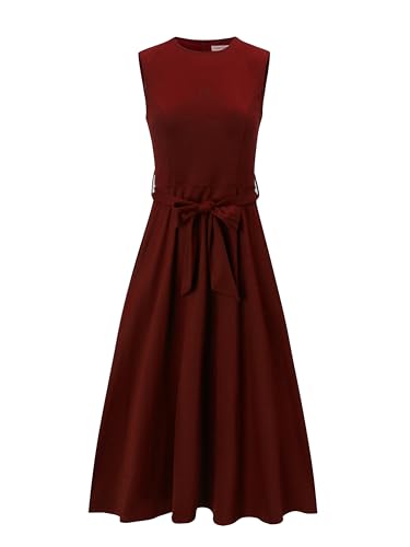 Image of Women's A-Line Midi Dresses, Cocktail Formal Wedding Guest Party Dress