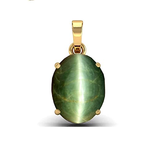 Pendentif pierre œil de chat naturel 8,25 ratti pour femme et homme
