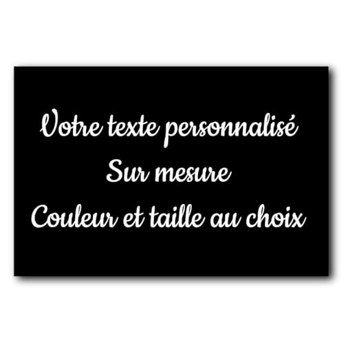 Générique Plaque personnalisée en aluminium – Impression directe Haute Définition – Panneau sur mesure intérieur/extérieur - Décoration -...