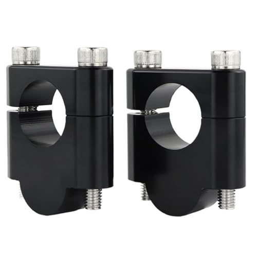Rehausseurs de guidon 22mm de 30mm, finition noire pour Honda FMX 650 et CBF