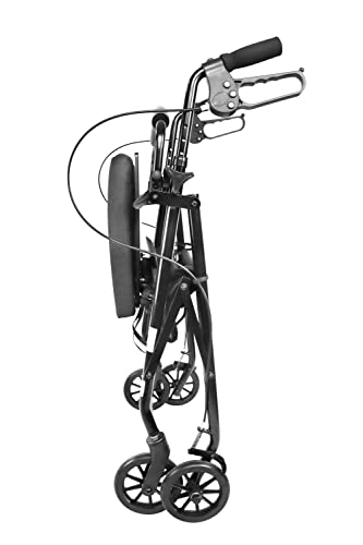 Leichter KMINA Rollator mit Sitz – Faltbar und Höhenverstellbar