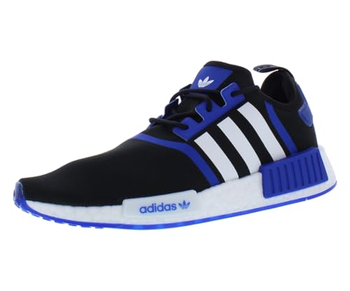 Image of adidas NMD R1 Primeblue Mens Shoes Size 6, Color: Black /White /Blue