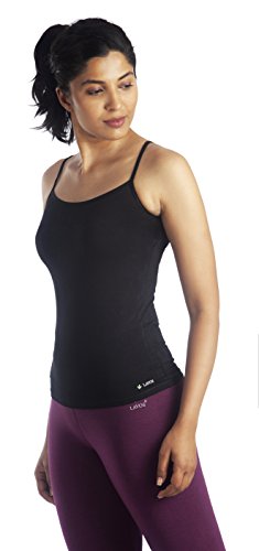 Image of Lavos Women's Camisoles, Sleeveless Long Tank Top, Anti-Microbial Bamboo Cotton Camisole Slip, Adjustable Straps Spaghetti Tops, Comfortable Inner Slips for Women