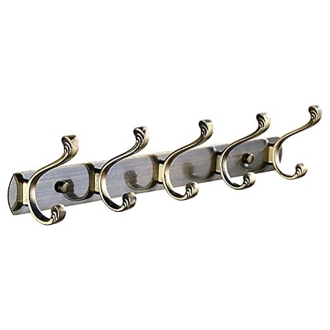 Perchero de Pared YPSOU con Ganchos para Ropa Vintage Cover