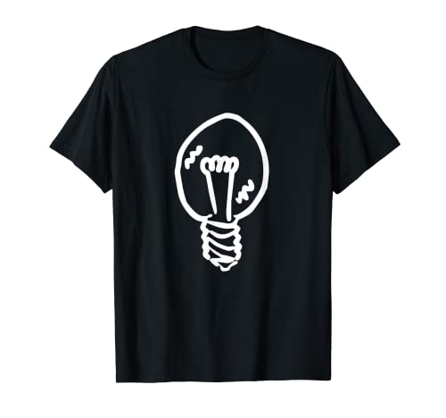 Dibujo de la bombilla Camiseta
