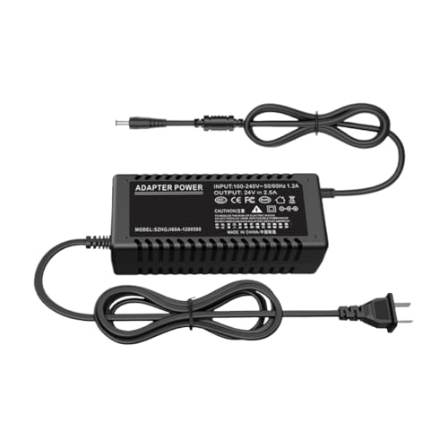Adaptateur secteur 24V 2,5A bloc d'alimentation chargeur transformateur 60W