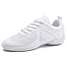 TWDKCHER White Cheer Shoes for Girls Womens Cheerleading Shoes Girl Youth Breathable Lightweight Comfortable Kids Cheer Sneakers Size