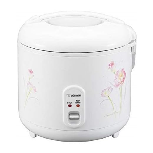 Zojirushi NS-RPC18FJ Rice Cooker and Warmer, 10-Cup (Uncooked), Tulip