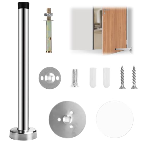 TESSTSY Türstopper Wand 20cm, Türstopper Wandmontage mit Gummi, Edelstahl Gummi Wandtürstopper, Zwei Montageoptionen, Wandtürstopper Wand Edelstahl, für Bad, Schlafzimmer, Wohnzimmer TESSTSY Türstopper Wand 20cm, Türstopper Wandmontage mit Gummi, Edelstahl Gummi Wandtürstopper, Zwei Montageoptionen, Wandtürstopper Wand Edelstahl, für Bad, Schlafzimmer, Wohnzimmer