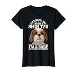 Photo Gallery shih tzu mom said i m a baby divertente shih tzu cane maglietta Photo Gallery shih tzu mom said i m a baby divertente shih tzu cane maglietta