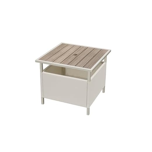 Best outdoor umbrellas with sunbrella fabric Adirondack Style Composite Side Table