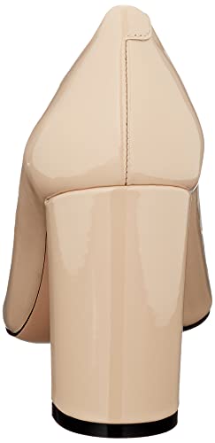 HUGO Ines Chunky Pump 85-P, Pompa Donna, Light