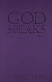 God Speaks Study Bible Purple Imitation Leather NET