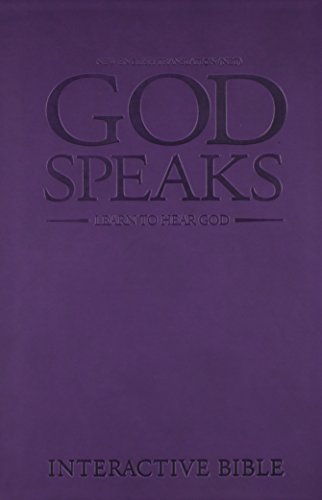 God Speaks Study Bible Purple Imitation Leather NET