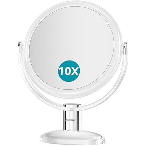 Auxmir 1X/10X Double-Sided Makeup Mirror Cover