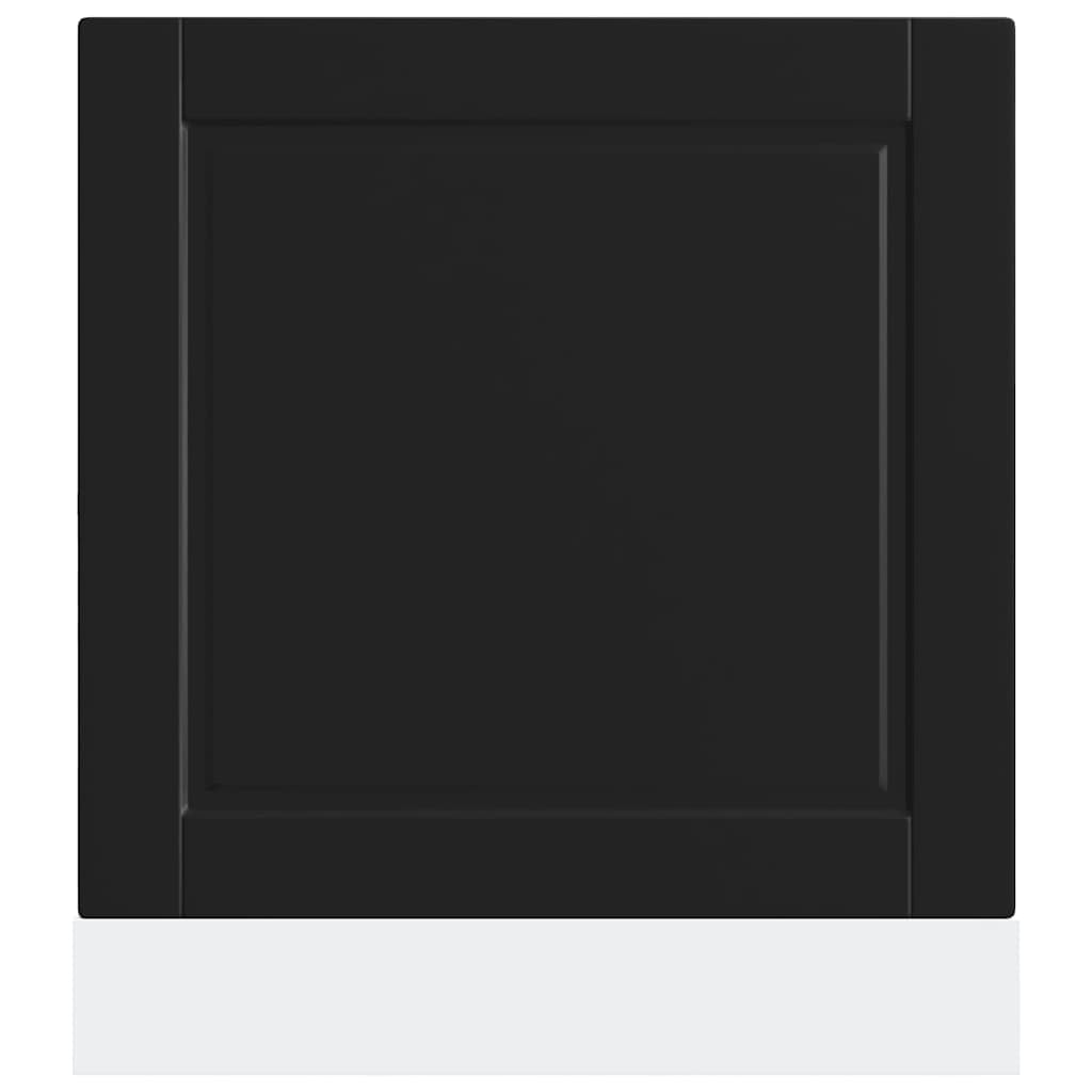 Générique Geschirrspüler schwarz 60 x 1,5 x 57 cm aus Holzwerkstoff, glatte Oberfläche, feuchtigkeitsbeständig, leicht zu reinigen mit einem feuchten Tuch, zeitloses Design zum Schutz