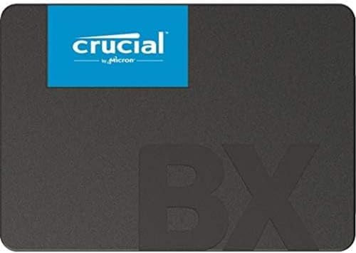 Crucial BX500 SATA SSD 1TB, Internal SSD 2.5', Up to 540MB/s, Compatible with Notebooks and Desktop PCs, 3D NAND, Dynamic Write Acceleration, Internal SSD Hard Drive - CT1000BX500SSD101