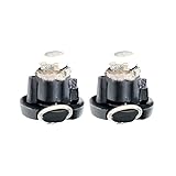 OtpOutopa T3 Super Bright 1210 1SMD 8mm LED Car Lights Bulb for Car Dashboard Instrument Cluster Panel A/C Climate Control HVAC Switch Light Bulb 39397-SA5-003 35852-SEP-A02 (White,2PCS)