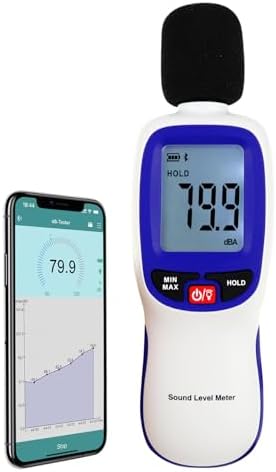 Professional Sound Level Meter with Bluetooth & 20,000 Data Logging ...