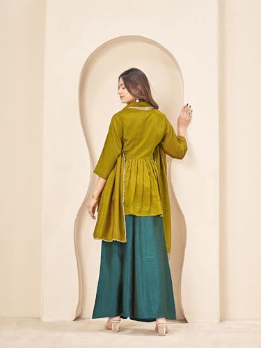 Image of Womanista Kurta Sets for Women || Kurti Set || Suit for Women Stylish Dress Stylish || Farshi Salwar Suit