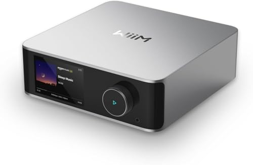 【直輸入品】WiiM Ultra 音楽ストリーマー＆デジタルプリアンプ | 3.5インチタッチスクリーン、Google CastおよびAlexa対応、Spotify、Amazon Music、Tidalなどをストリーミング | HDMI ARC、フォノ入力＆ヘッドフォン出力 |シルバーの商品画像（Amazon）