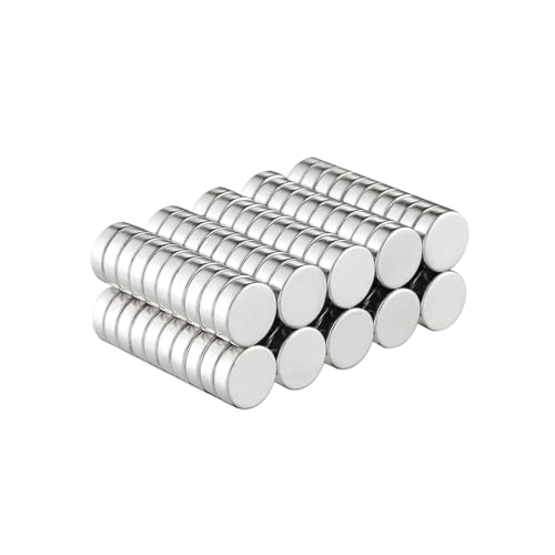 Multipack pc Neodymium Disc Magnet – 8mm x 3mm Rare Earth NdFeB with Red Pole Mark – Suitable for Craft, Science, and Technical Use