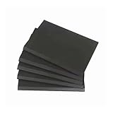 POQAX Lámina de grafito 6 piezas, panel placa 100 x 52 5 mm, lámina carbono for compresor ZYBW60F for bomba vacío KTA/DTA60