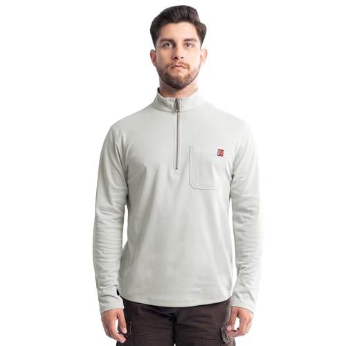 Wrangler Men's 1/2 Zip Mock Neck Pullover