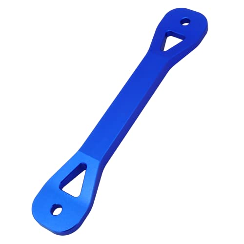 Altland Aluminum Car Battery Tie Down Bracket (Matte Blue)