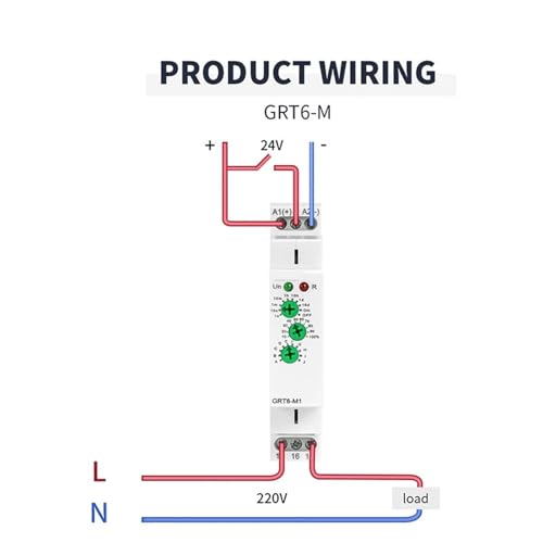 Relais temporisé GRT6-M pour programmer l'éclairage et la ventilation - 7