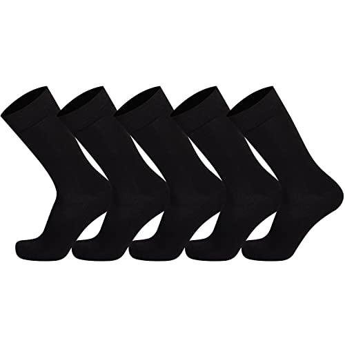 Image of Mysocks Unisex Extra Fine Combed Cotton Crew Socks |5 Pairs Set | Seamless Toe | Make Your Steps Enjoyable