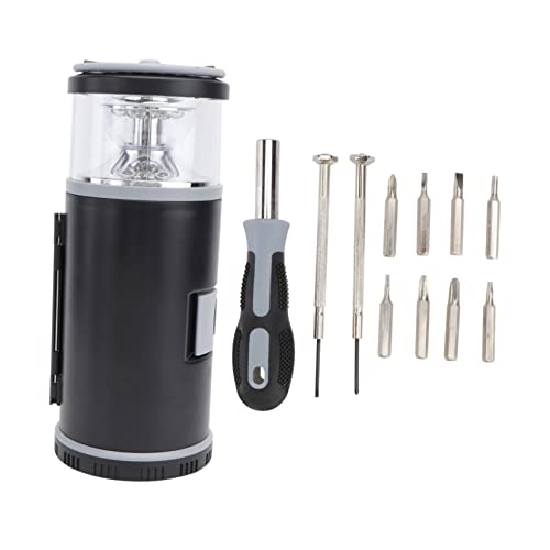 ifundom 1Pc Handheld Camping Lamp Tool Durable for Hiking Fishing Dog Walking Includes Precision Screwdriver Bits Weather Resistant Lightweight Design for Outdoor