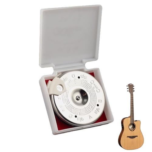 13 Tone Pitch Pipe,Pitch Pipe For Singers,Sensitive Pitch Pipe,Bass Tuner,Violin Tuner,Guitar Tuner,Chromatic Tuner,Ukulele Tuner With Storage Box For Guitar Bass Violin Ukulele Chromatic Tuning