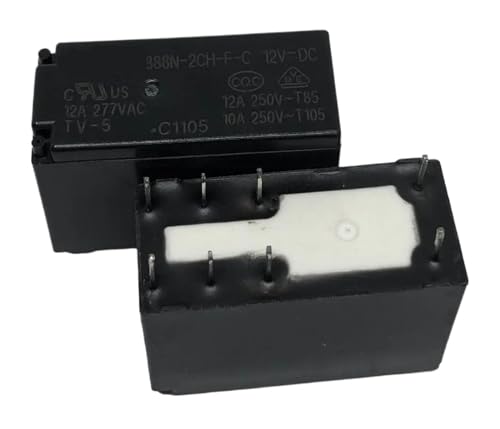 Relais 888N-2CH-FC 12VDC 115F-2C-12V-12A à 8 broches pour circuit imprimé