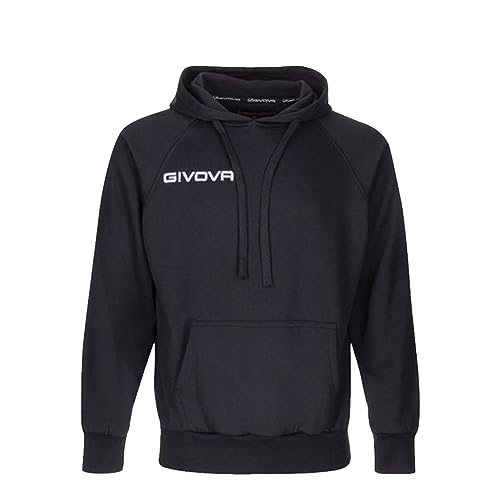GIVOVA MA012,Sweat à Capuche Uomo, Noir, XL