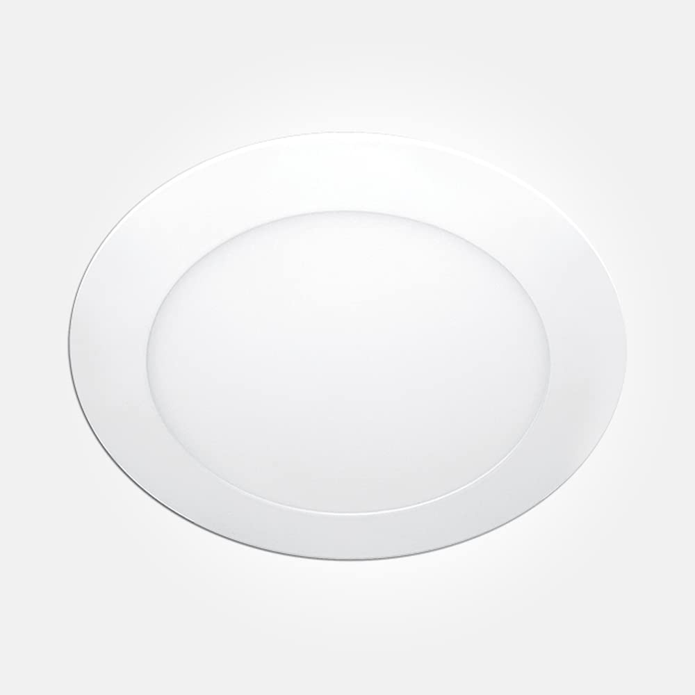 LEDBRITE LED Ceiling Panel Lights, Dimmable Recessed Spotlights 22mm Ultra-Slim, 3000K - 6000K Adjustable CCT, Round Downlights for Bathroom Kitchen Living Room Offices etc... (watts, 12)