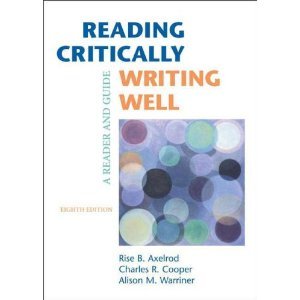 Reading Critically, Writing Well: A Reader and Guide8th (Eighth) Edition