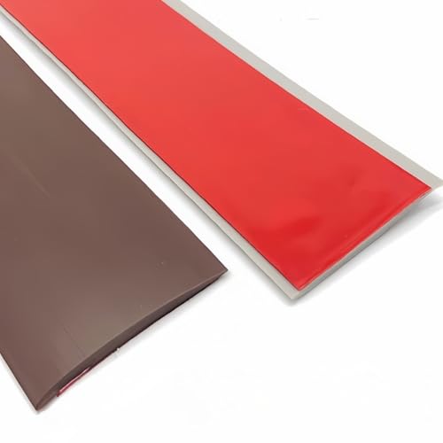 NuoNxuo PVC 見切り材 フロアタイル クッションガード 長さ10m 幅40mm 50mm 曲げられる フローリング材 隙間埋め 緩衝材 敷居モールディング ギャップシールドストリップ エッジストリップ ギャップもスッキリ解決(H,幅50mm)