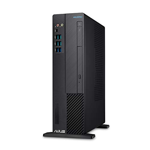 ASUSPro Desktop PC D641SC, Intel Core i5-9400, 8GB RAM, 512GB PCIe SSD, Windows 10 Professional, Black -  D641SC-XB501