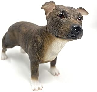 Leonardo Collection Staff Bull Terrier Dark Brown, Resin, 13 x 5 x 10 cm