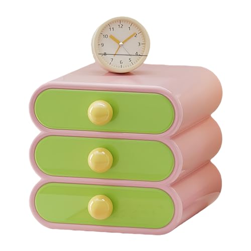 Zuroma ���ϕi���[�{�b�N�X �����o���� 3�i 4�i �I�ׂ� ���@�\ �ȃX�y�[�X ���C�N���[ �f�X�N���� �����[ ��e�� �X�L���P�A �R�X���{�b�N�X ���� ���_�� �u���b�N �s���N ABS PET �ϋv�� ���C�N�I�[�K�i�C�U�[ (�O�w�i��?�i���[�j