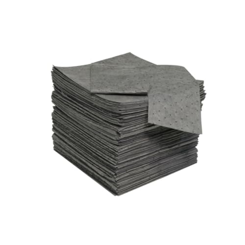 Spilfyter Universal Light Duty Absorbent Pads, 16' x 18', 200 Count