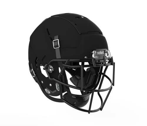 Schutt F7 VTD Collegiate Football Helmet, Large, Matte Black