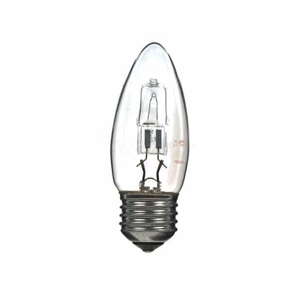 Swan Candle Bulb, E27 Edison Screw, 42W, Clear Glass