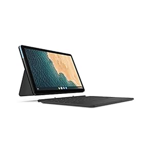 Lenovo Chromebook IdeaPad Duet 3 2-in-1 Tablet | 10,1″ Full HD Touch Display | MediaTek P60T | 4GB RAM | 64 GB SSD | ARM Mali-G72 MP3 Grafik | Chrome OS | QWERTZ | blau-grau