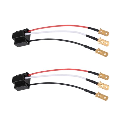Image of BICYACO 2PCS H4 9003 HB2 Wire Wiring Harness Sockets for 4 inchx6 inch 7 inchx6 inch 5 inchx7 inch Inch Sealed Beam Car Truck Headlights Pickup Heavy Duty Headlamp