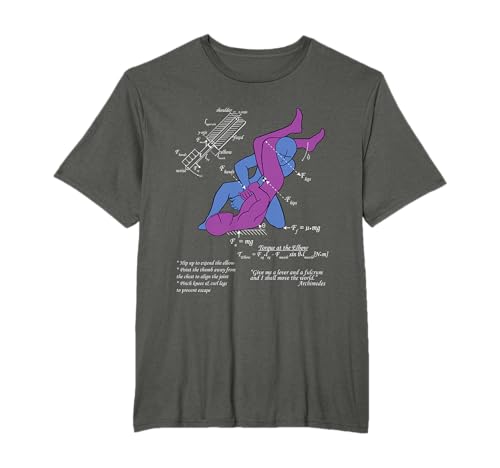 Brasilianische Jiu-Jitsu Anatomie der Armbar-Unterwerfung T-Shirt