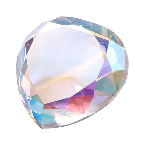 Lurrose Nail Art Holder Practice Stand Love Heart Shaped Atificial Crystal Diamond Hand Model Ornament Manicure Accessories For DIY Craft Nail Art Display 8cm - Image 4
