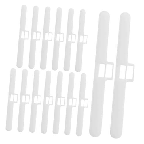 Happyyami 15 Piezas Soporte Doble Agujero para Lamas de Persianas Verticales Accesorios de Recambio para Cortinas de Ventana Compatible con Persianas de Instalación Sencilla y Versátil